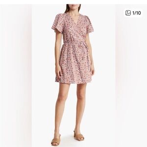 Madewell floral Wrap Dress - medium